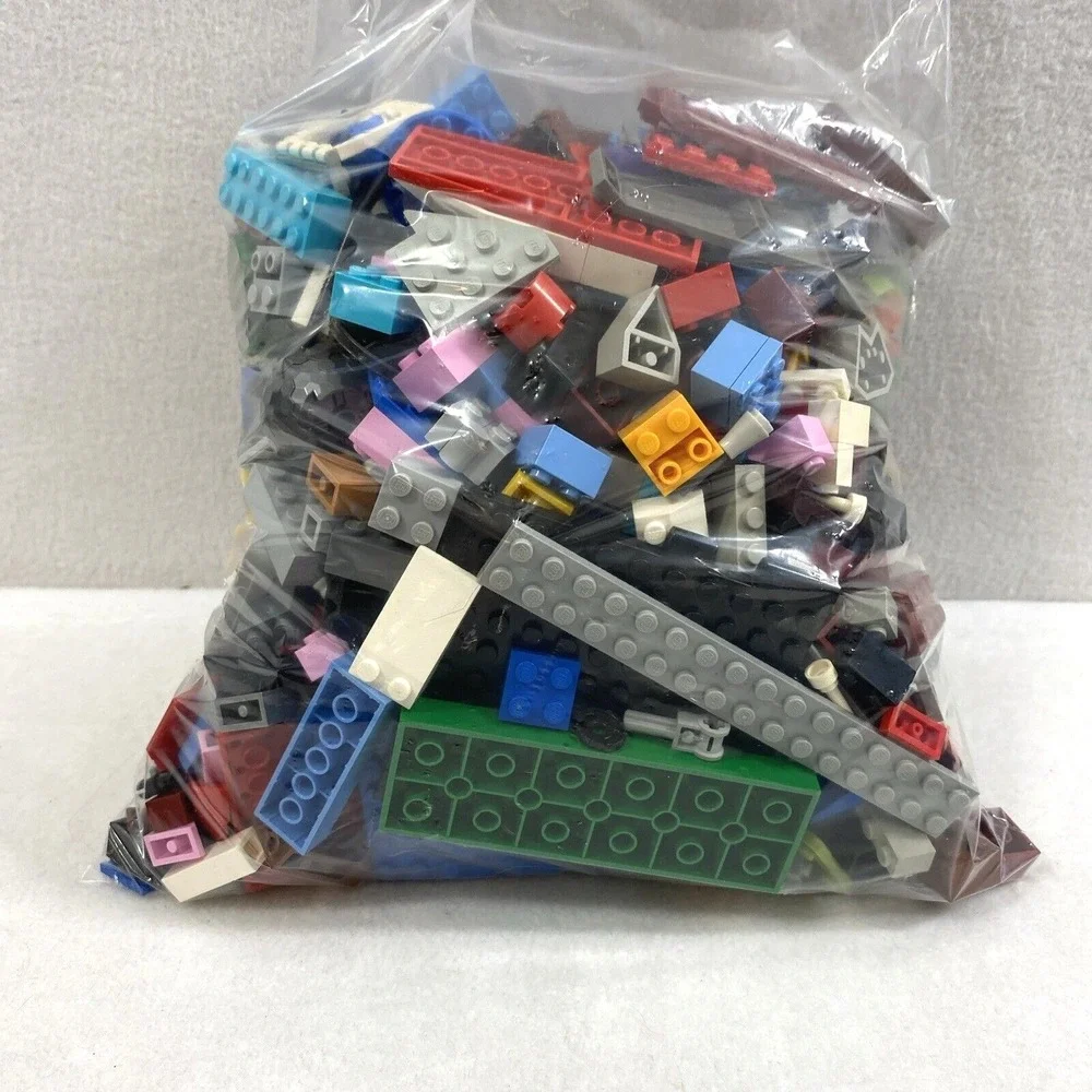 2 lb Lego Pieces Mixed Random Blocks & Assorted Pieces 2 Lego Figures #3‎